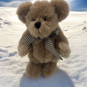 Brown Jointed Teddy Bear Heartfelt Collectibles 1990s Plush Vintage Nice